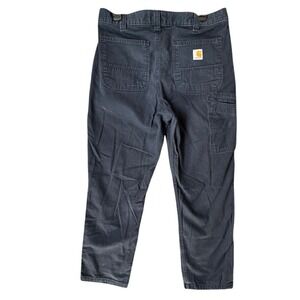 Carhartt Carpenter Pants Mens 34x32 Blue Distressed Workwear Utility